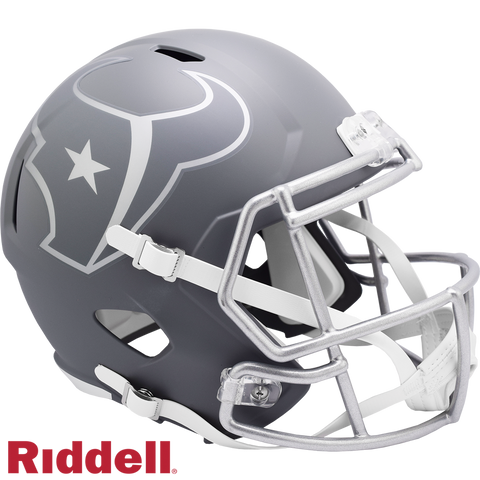 Houston Texans Helmet Riddell Replica Full Size Speed Style Slate Alternate-0