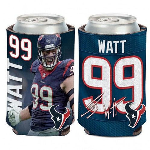 Houston Texans J.J. Watt Can Cooler - Team Fan Cave