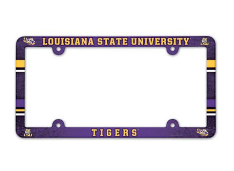 LSU Tigers License Plate Frame - Full Color-0