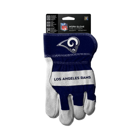 Los Angeles Rams Gloves Work Style The Closer Design - Team Fan Cave