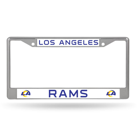 Los Angeles Rams License Plate Frame Chrome