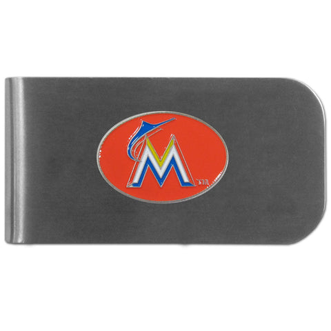 Miami Marlins Money Clip Steel - Team Fan Cave