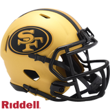 San Francisco 49ers Helmet Riddell Replica Mini Speed Style Rave Alternate-0