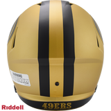 San Francisco 49ers Helmet Riddell Replica Full Size Speed Style Rave Alternate-1