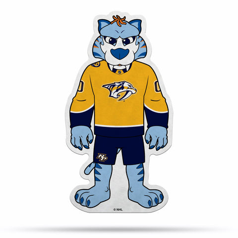 Nashville Predators Pennant Shape Cut Mascot Design-0