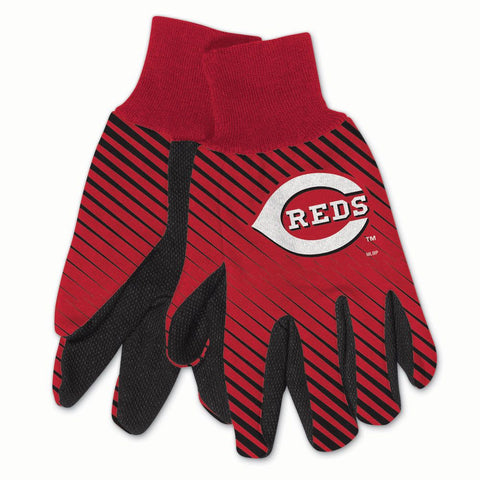 Cincinnati Reds Gloves Two Tone Style Adult Size-0