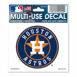 Houston Astros Decal 3x4 Multi Use - Team Fan Cave