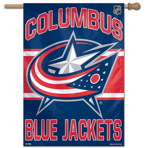Columbus Blue Jackets Banner 28x40 Vertical - Special Order-0