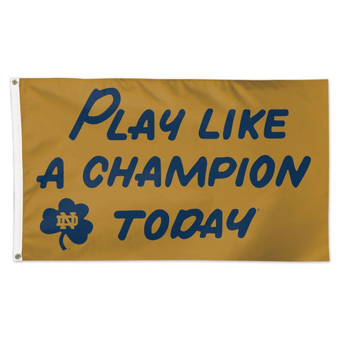 Notre Dame Fighting Irish Flag 3x5 Deluxe Style PLACT Design-0
