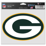 Green Bay Packers Decal 5x6 Multi Use Color Logo-0