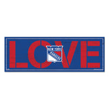New York Rangers Sign 8x23 Wood Love-0