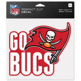 Tampa Bay Buccaneers Decal 8x8 Perfect Cut Color Slogan-0