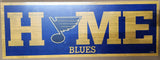 St. Louis Blues Sign 6x17 Wood Home-0