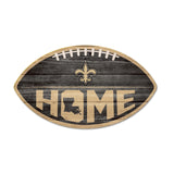 New Orleans Saints Sign Wood Football Shape-0
