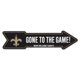 New Orleans Saints Sign 6x24 Wood Arrow-0