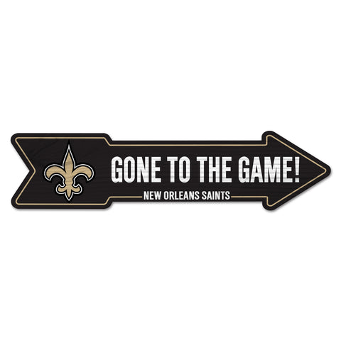 New Orleans Saints Sign 6x24 Wood Arrow-0