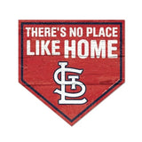 St. Louis Cardinals Sign Wood Homeplate-0