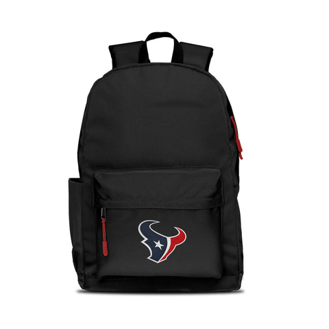 Houston Texans Backpack Campus Laptop Black with Red-0