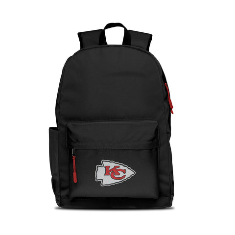 Kansas City Chiefs Backpack Campus Laptop Black with Red-0