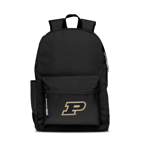 Purdue Boilermakers Backpack Campus Laptop Black With Gray-0