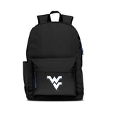 West Virginia Mountaineers Backpack Campus Laptop Black With Navy-0