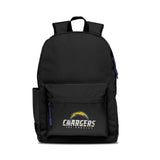 Los Angeles Chargers Backpack Campus Laptop Black with Navy-0