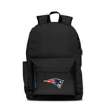 New England Patriots Backpack Campus Laptop Black with Navy-0