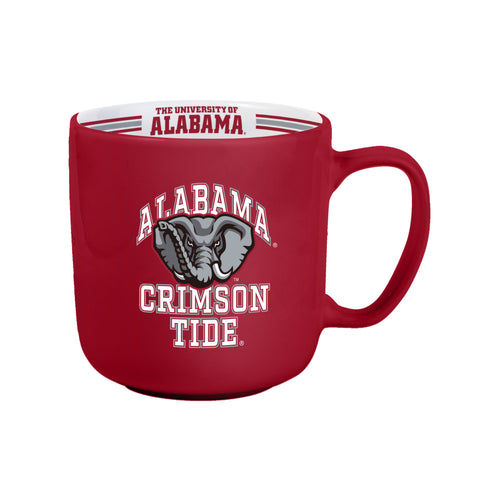 Alabama Crimson Tide Coffee Mug 15oz Stripe Design-0