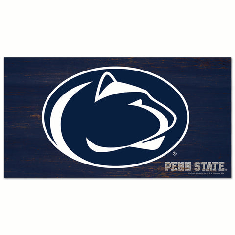 Penn State Nittany Lioins Sign Wood 9x17-0