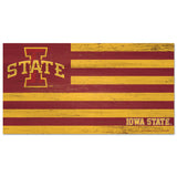 Iowa State Cyclones Sign Wood 9x17 Flag-0
