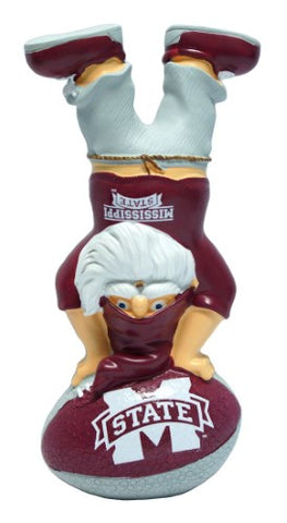 Mississippi State Bulldogs Garden Gnome - Handstand On Football-0