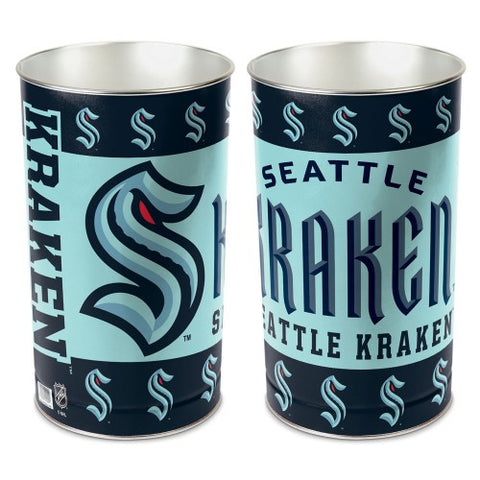 Seattle Kraken Wastebasket 15 Inch - Periodic Restock-0
