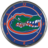 Florida Gators Round Chrome Wall Clock-0