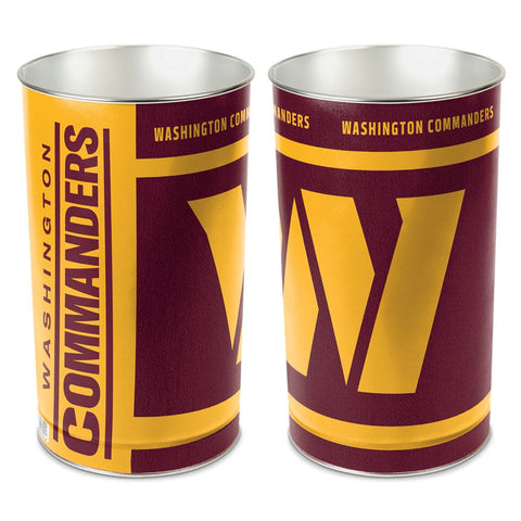 Washington Commanders  Wastebasket 15 Inch - Periodic Restock-0