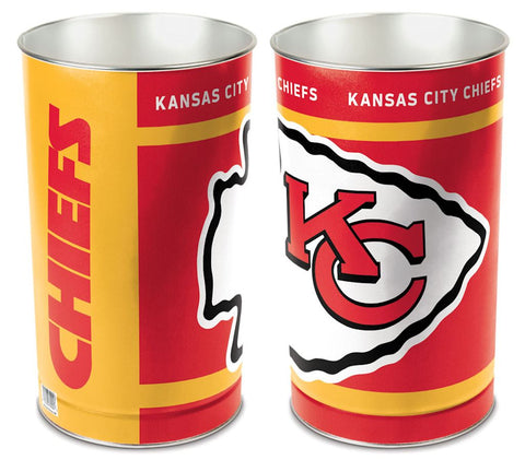 Kansas City Chiefs Wastebasket 15 Inch - Periodic Restock-0