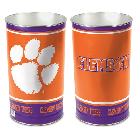 Clemson Tigers Wastebasket 15 Inch - Periodic Restock-0