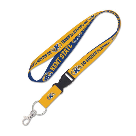 Kent State Golden Flashes Lanyard with Detachable Buckle - Special Order-0