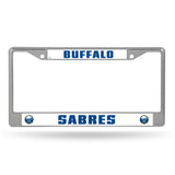 Buffalo Sabres License Plate Frame Chrome-0