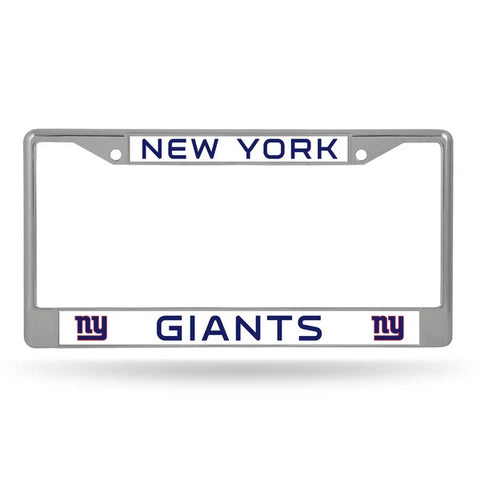 New York Giants License Plate Frame Chrome-0