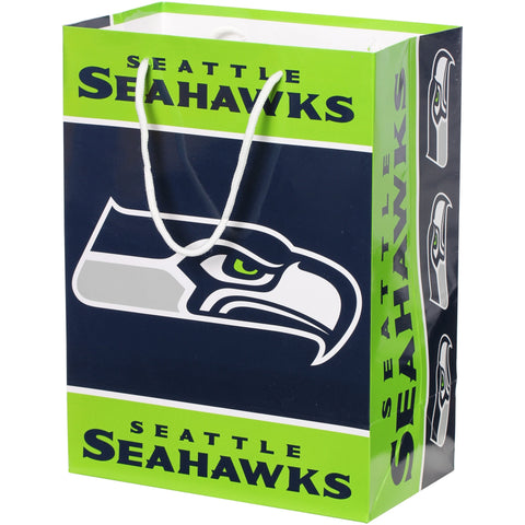 Seattle Seahawks Gift Bag Medium Holiday-0