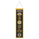 Boston Bruins Banner Wool 8x32 Heritage Evolution Design - Special Order-0