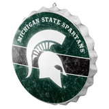 Michigan State Spartans Sign Bottle Cap Style Distressed-0