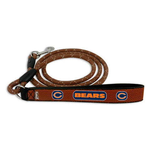 Chicago Bears Pet Leash Leather Frozen Rope Football Size Medium CO-0