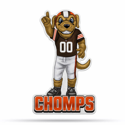 Cleveland Browns Pennant Shape Cut Mascot Design Alternate - Special Order-0