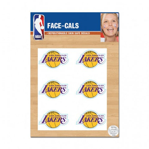 Los Angeles Lakers Tattoo Face Cals-0