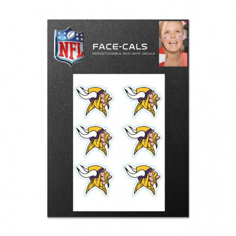 Minnesota Vikings Tattoo Face Cals-0