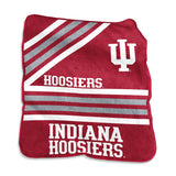 Indiana Hoosiers Blanket 50x60 Raschel Throw-0