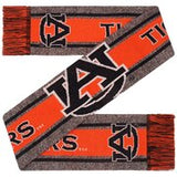Auburn Tigers Scarf Big Logo Wordmark Gray-0