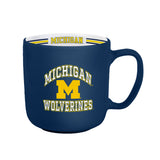 Michigan Wolverines Coffee Mug 15oz Stripe Design-0