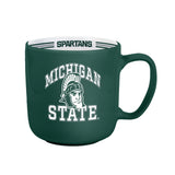 Michigan State Spartans Coffee Mug 15oz Stripe Design-0